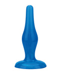 Plug anal Blue Line C &amp; B de 4,75" Jelly Blue: mejora del placer intermedio