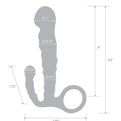 Blue Line C & B 4.5" Dual Stimulation Prostate Massager thumbnail image: 3