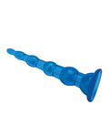 Blue Line C & B 6.75" Anal Beads with Suction Base