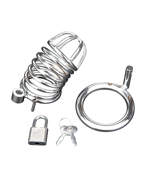 Desire Lock Chastity Cage: Embrace the Enchantment of Control Product Image.