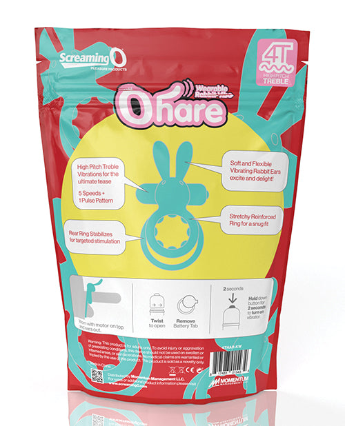 Screaming O 4t Ohare 藍莓震動環 - 雙重刺激設計，帶來強烈的快感 Product Image.