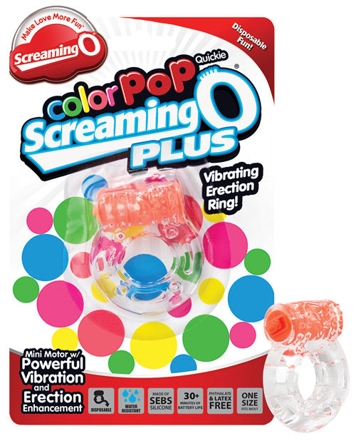 Screaming O Color Pop Quickie: Anillo de Placer Definitivo Product Image.