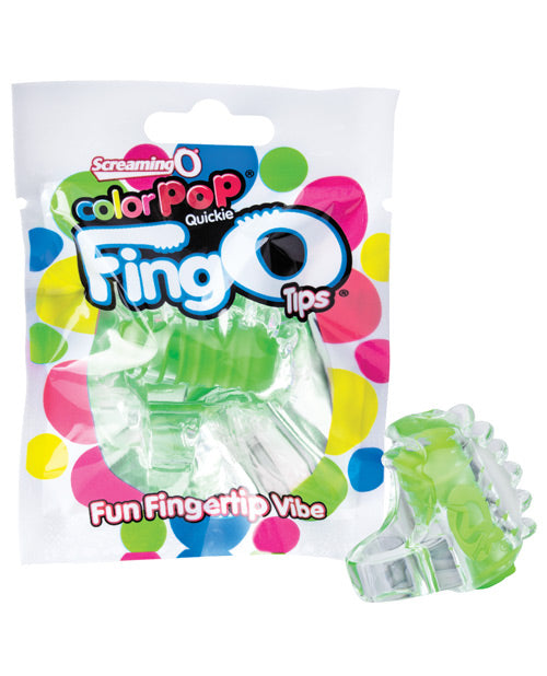 Screaming O Color Pop Fingo Tip: Vibración de dedo de estimulación intensa Product Image.