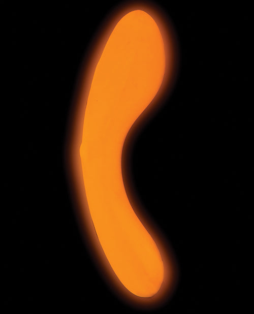 Varita sensorial naranja que brilla en la oscuridad Product Image.