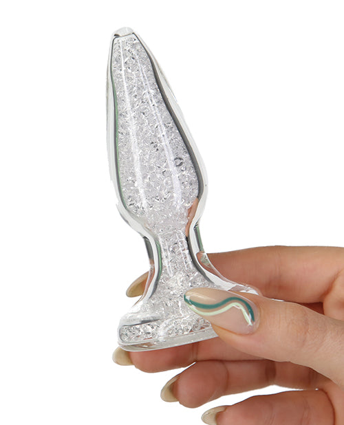 Pillow Talk Fancy - Clear Glass Anal Toy Product Image.