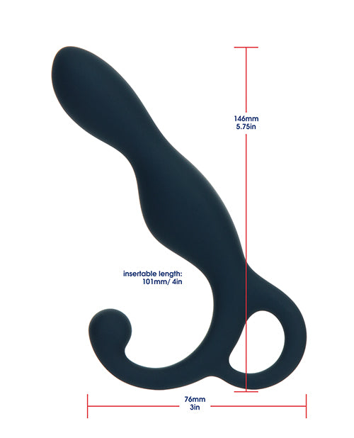 Lux Active LX1 Silicone Anal Trainer with Perineum Stimulation & Bonus Bullet Product Image.
