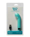 Bala recargable Sara's Spot con funda para punto G - 10 funciones