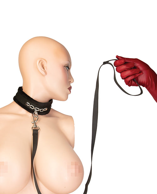 Sensual Crystal Collar & Leash Set Product Image.