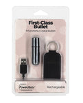 "First Class Mini Rechargeable Bullet: 9 Functions"