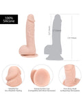 Addiction Mark Realistic 7.5" Dildo with Suction Cup