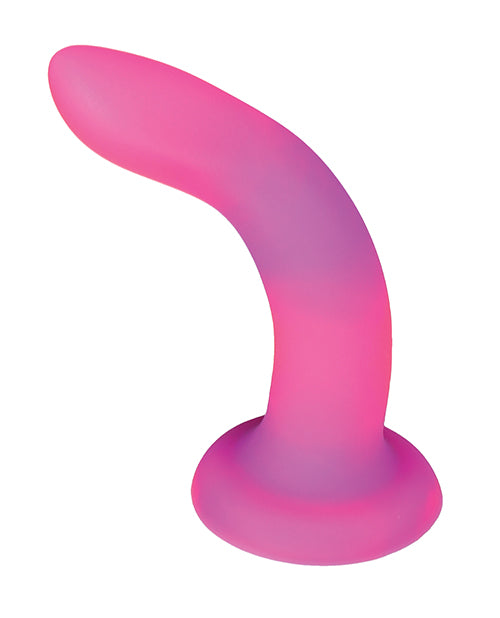 Addiction 8" Rave Glow in the Dark Dong - Pink/Purple Product Image.