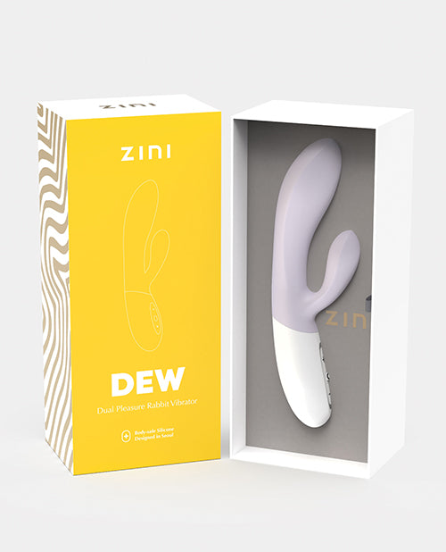 Zini Dew - Vibrador Conejo de Doble Estimulación Morado Product Image.