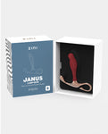 Zini Janus Lamp Iron Masajeador de Próstata - Granate: Placer Inolvidable