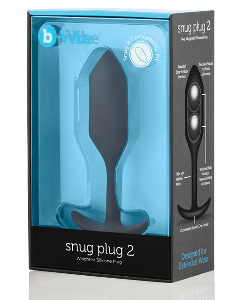 b-Vibe Weighted Snug Plug 2: máximo placer anal Product Image.