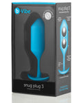 B-Vibe Weighted Snug Plug 3: Placer anal de lujo