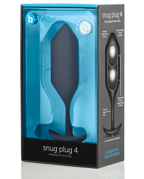 b-Vibe Weighted Snug Plug 4 - Ultimate Comfort & Luxury Product Image.
