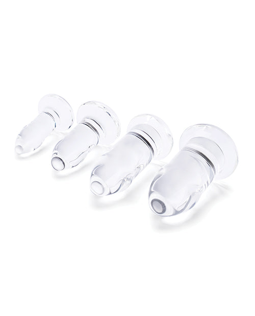 Set de dilatadores anales b-Vibe Glass: un viaje de descubrimiento sensual Product Image.