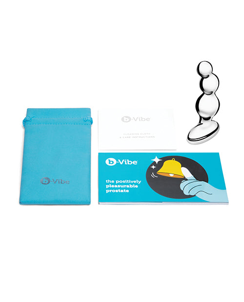 b-Vibe 不鏽鋼肛珠：奢華與衛生的結合 Product Image.