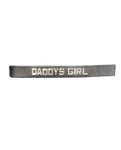 Spartacus DADDYS GIRL Black Leather Collar - Handmade in the USA
