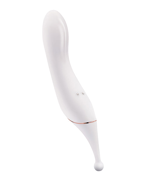 Bodywand Dual Stim Vario - White: Your Gateway to Blissful Pleasure Product Image.