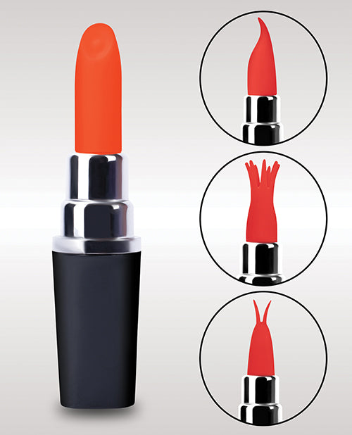 Date Night Kiss Kiss Lipstick Vibe - Black/Red Product Image.