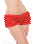 Coquette Ruffle Shorts with Back Bow Detail