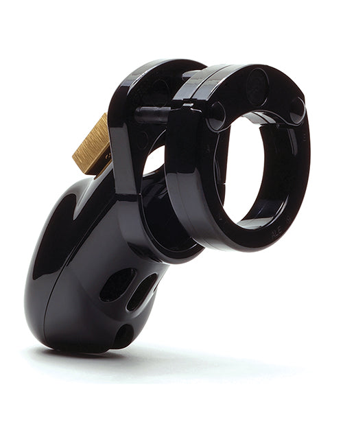 CB-3000® 3" Custom Fit Black Cock Cage Kit: The Ultimate Chastity Experience Product Image.