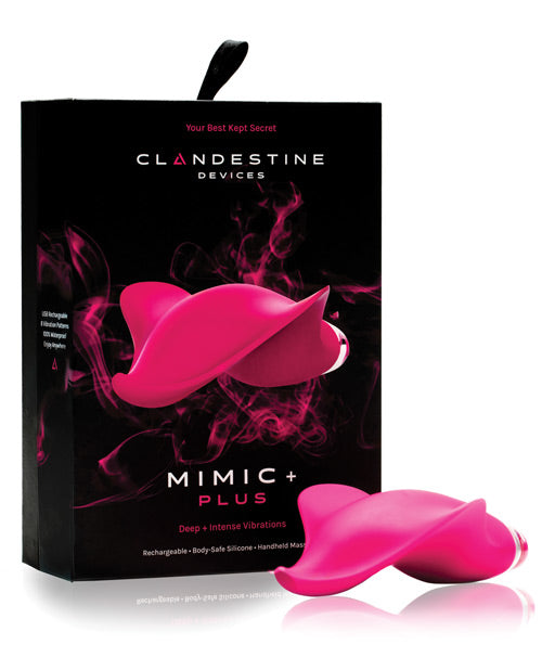 Vibrador MIMIC PLUS de Clandestine Devices: El arte de la exploración sensual Product Image.