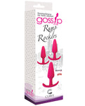 Curve Novelties Gossip Rump Rockers Juego de entrenador de plug anal de 3 piezas