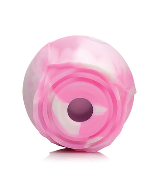 Curve Novelties Gossip Cum Into Bloom Clitoral Vibrator - Rose Crush Magenta Product Image.