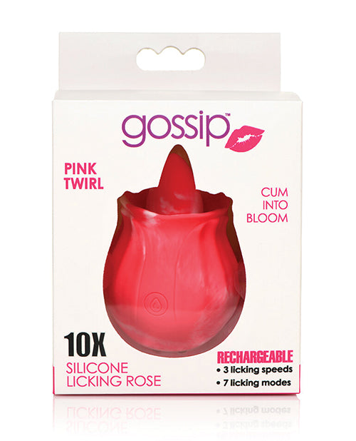 Curve Novelties Gossip Licking Rose: Intenso placer con la lengua de rosa 🌹 Product Image.