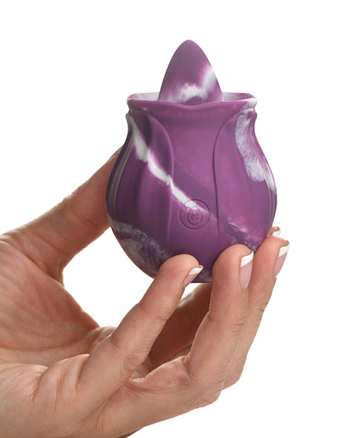 Curve Novelties Gossip Licking Rose in Purple Twirl Product Image.