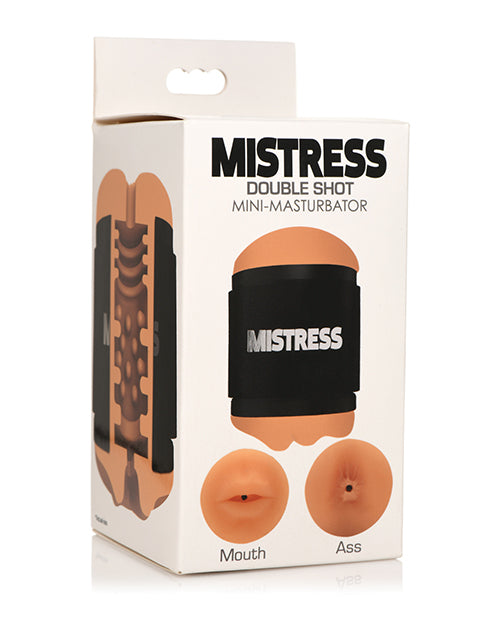 Curve Novelties Mistress Mini Double Stroker: ¡placer anal y oral en uno! Product Image.