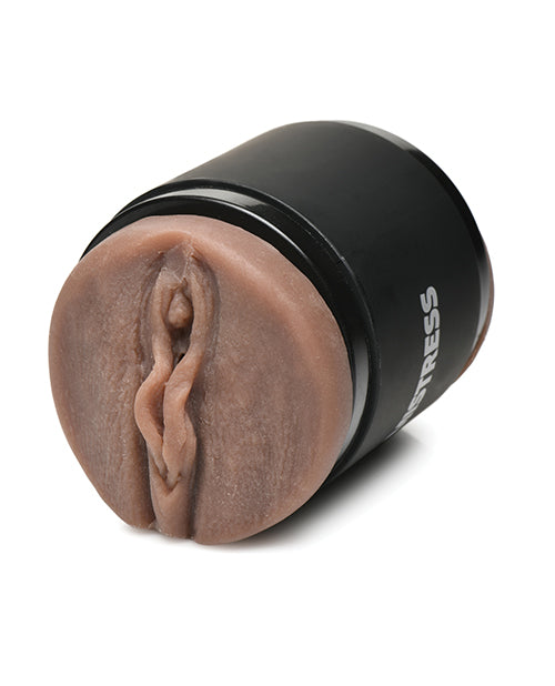 Curve Novelties Mistress Mini Double Stroker: Realistic Mouth & Pussy Product Image.
