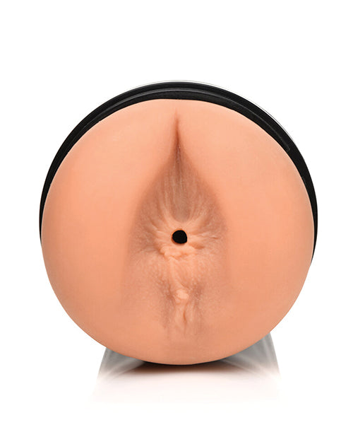 Curve Toys Mistress Vibrating Ass Masturbator - Tan: Realistic Feel, Versatile Vibrations, Easy Cleanup Product Image.