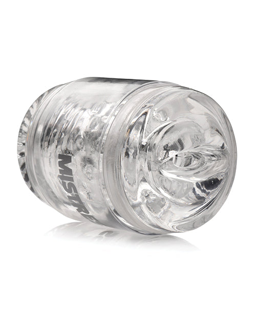 Curve Toys Mistress Double Shot Mini Masturbator - Clear Product Image.