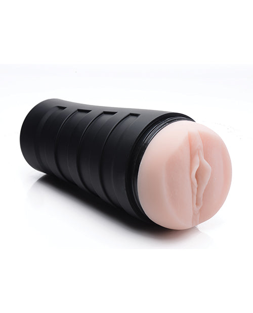 Curve Toys Mistress Brooke Deluxe Ivory Pussy Stroker: succión personalizable, túnel multitextura, Bioskin TPE realista Product Image.