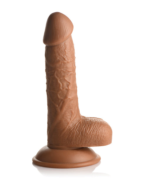 Curve Toys Fantasy Jock Baseball Brian 7" Dildo with Balls - Tan Product Image.