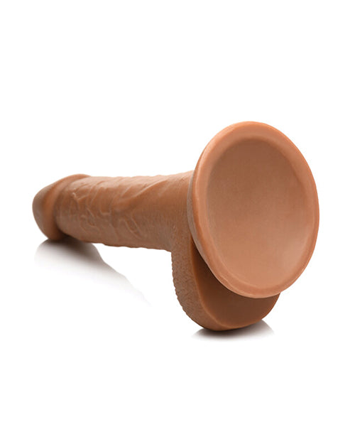 Curve Toys Fantasy Jock Baseball Brian 7" Dildo with Balls - Tan Product Image.