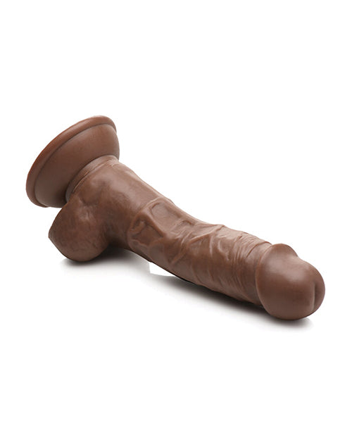 Curve Toys Fantasy Jock Levantamiento de pesas Wesley Consolador de 7" con bolas - Oscuro Product Image.