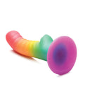 Curve Toys Consolador Rainbow Delight de 6,5"