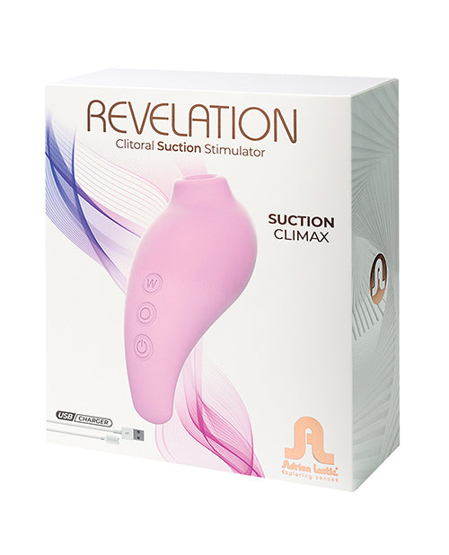 Estimulador de succión de clítoris Adrien Lastic Revelation - Rosa: placer intenso garantizado Product Image.