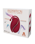 Adrien Lastic Double Ecstasy Clitoral Suction Stimulator & Vibrating Egg in Red