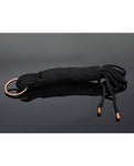 Luxurious Black/Rose Gold Silky Smooth Rope - Elevate Your Intimate Pleasure