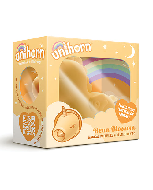 Flor de frijol Unihorn en amarillo: un viaje al éxtasis Product Image.