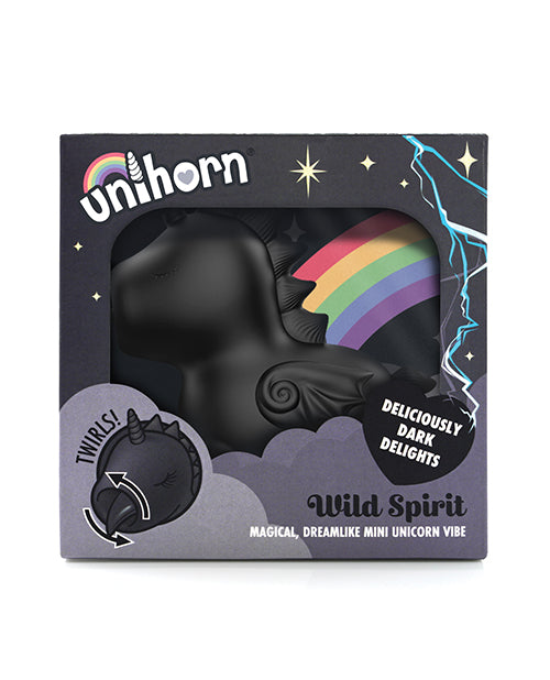Unihorn Wild Spirit - 黑色：感性的哥德式幸福🖤 Product Image.
