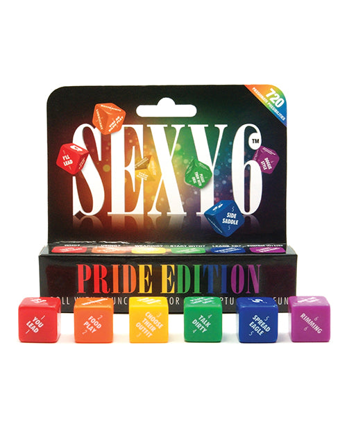 Sexy 6 Dice Game - Pride Edition: 720 Pleasure Possibilities Product Image.