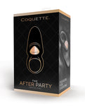 Anillo para parejas Coquette After Party - Negro/Oro rosa: intensifica tu conexión