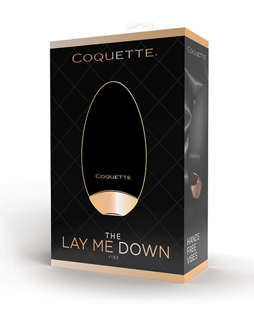 Coquette Black/Rose Gold Lay Me Down Vibe - 9 Vibration Modes Product Image.
