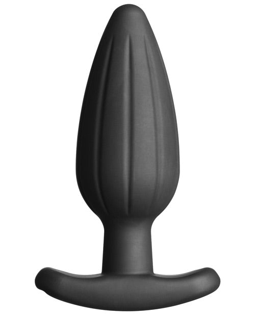 ElectraStim Silicone Noir Rocker Butt Plug - Hands-Free E-Stim Pleasure Product Image.